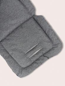 1件装婴儿推车透气座垫，亲肤新生儿汽车安全座椅垫，适用于推车/汽车安全座椅，柔软防汗可水洗，大尺寸脊椎保护垫，妈妈和宝宝出行舒适必备 - 灰色 - 查看 9