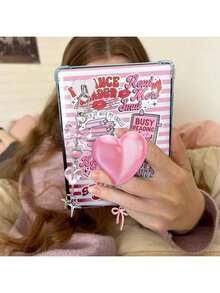 3件套可爱Kindle配件套装，包括防尘塞挂件（Type-C/USB-C接口）、心形握把支架、带挂钩的闪亮钥匙扣，适用于Kindle Paperwhite第11代和第12代，兼容、安卓手机，生日礼物、送给家人朋友的礼物，生日手机支架，手机配件，承重力强。 - 彩色 - 查看 6