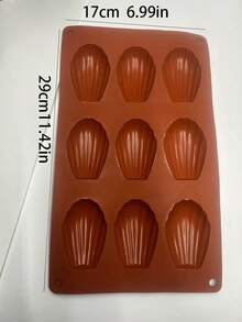 8/9/15 Shell-Shaped, 15 Cube-Shaped, 15/24/28 Round-Shaped, 8 Finger-Shaped Silicone Baking Molds, Non-Stick Cake Molds, Cupcake Molds, Chocolate Molds, Practical Kitchen Tools