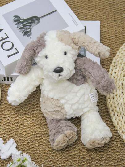 11.81英寸/30厘米毛绒小狗玩偶，世界上最可爱的柔软小狗毛绒抱枕，蓬松柔软的填充小狗玩偶，适合0岁以上儿童，适合所有年龄段的儿童、幼儿、成人和家庭，是送给男孩、女孩和儿童的理想圣诞节和生日礼物，也非常适合圣诞派对、温馨的家居卧室和婴儿房装饰。