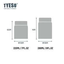 Tyeso 可爱迷你保温杯 - 220毫升/280毫升便携式磨砂杯，316不锈钢材质，防漏设计，小巧便携，可放入车载杯架，非常适合盛装咖啡、果汁和外出饮水。 - 彩色 - 查看 8