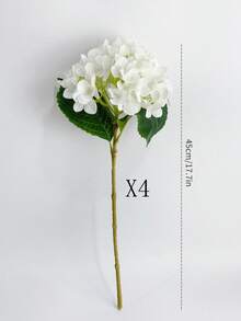 1支/2支/4支人造绣球花束，DIY生日派对装饰，婚礼花篮，新娘捧花，家居装饰，餐厅，卧室，窗台，花瓶装饰，情人节，新年装饰，户外花园，情人节礼物，毕业礼物