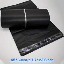 10/20pcs Black Polyethylene Mailing Bags - Super PE Material, Self-Adhesive Seal, Waterproof, Edged, Extra Large Size, Suitable For Bulk Packaging, Essential For Back To School Season - Multicolor - View 1