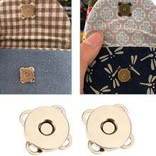 Leoon KESYOO 50 Piezas de Cierres Magnticos con Cierre de Botn Broches de Costura DIY Juego de Botones para Manualidades Bolsos para Ropa Bolso de Cuero Accesorios Estilo 3 - como se muestra en la figura - Ver 10