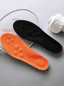 男女通用加厚缓冲运动鞋垫，全衬里，防臭，吸湿排汗，透气，高弹性，减震，耐用，防摩擦，缓解疼痛