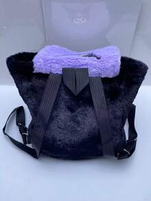 Mochila de gran capacidad con tapa abatible de Sanrio, nueva bolsa de hombro dulce para otoño/invierno para niños y niñas, monedero y bolsa escolar para libros - Multicolor - Ver 6