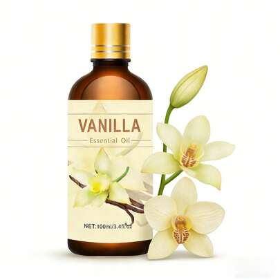 100ml/30ml/10ml Vanilla Essential Oil, Moisturizing Vanilla Facial Oil, Smooth Skin Fragrance Skin Care Oil, Pure Plant Extract Essential Oil