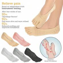 Women Toe Separator Sock Align Toe Socks - 553539 - 查看 4