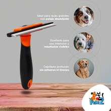 Cepillo Peine Deslanador Grande Para Razas Grandes De Perros Y Gato CRU4 - 1 - Ver 3