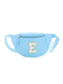 儿童腰包，春夏新款简约百搭腰包，男女童休闲运动胸包，DIY贴纸包，迷你胸包，可爱收纳包，女孩钱包，旅行包，斜挎包 - 彩色 - 查看 31