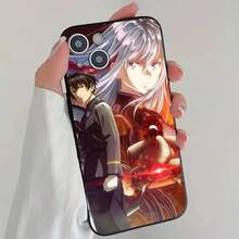 Custodia per telefono Anime Eighty Six, in morbido silicone nero, compatibile con 16, 15, 14, 13, 12, 11, X, XR, Plus, Pro, Max Plus, compatibile anche con 17, 17 Pro e 17 Pro Max - z9 - Visualizzare 4