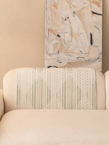 1件装全新雪尼尔提花沙发垫，可水洗现代风格沙发套，宠物友好，可机洗，防宠物抓挠，防刮擦防污渍，沙发家具保护套座垫 - 綠色 - 查看 9