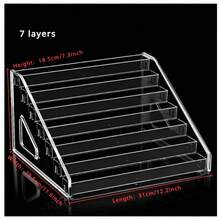 Multi-Layer Transparent Crystal Eyeglasses Display Rack, Clear Acrylic Glasses Storage Organizer Solution - Clear - View 7