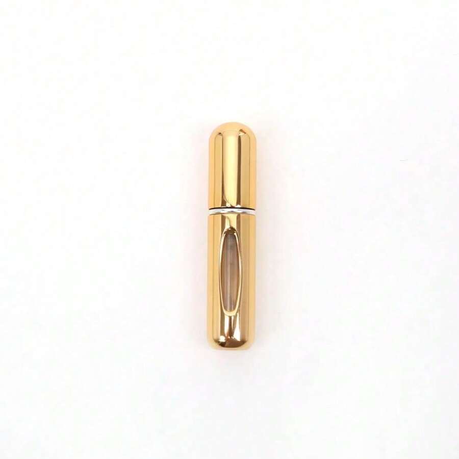 5ml Perfume Atomizer Portable Liquid Container For Cosmetics Traveling Mini Aluminum Spray Alcochol Empty Refillable Bottle - 5ml Bright Gold - View 1