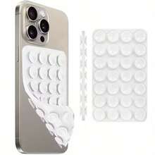 Double-Sided Silicone Suction Cup Phone Holder - Designed For Selfies And Video Recording, Strong Grip, Compatible With IPhone And Android - Adhesive Silicone Holder, Suitable For Shower Use, Ideal For Video Recording And Photography. Compatible With IPhone, Android Phone, Gift For Birthday, Family, Friends Gifts Birthday Phone Ring Holder Phone Grip Phone Accessories - Multicolor - View 4
