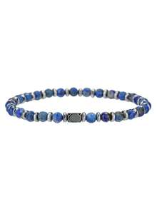 Fashion Nature Lapis Lazuli Beaded Bracelet For Boys Girls Bohemian Minimalist Charm Frienship Bracelets Accessories Jewelry Party Gifts - Multicolor - View 5