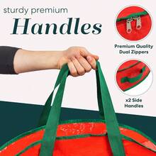 Tendencia2 Pcs Bolsa Organizadora Para Guardar Coronas Navideñas AsasCalidad premium - Verde - Ver 6