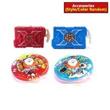 New Battle Spinning Top Set With Launcher, Multi-Color Combinations, Stacking Fun, Boys' Entertainment Competitive Battle Mode, Birthday/Christmas/New Year Gift - Brown - View 10