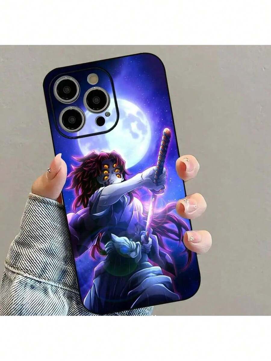 Demon S-Slayer Sanemi Handyhülle für  16, 15, 14, 13, 12, 11, PRO MAX PLUS, Mini-TPU, weich bis hautfreundliche Hülle, Cover compatible with  17 pro hülle,  17 pro max hülle,  17 hülle,  16 pro hülle - Z3 - Übersicht 1