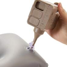 Heavy-Duty Luxury Inflatable Bed Double Inflatable Bed Inflatable Mattress With Pillows 203*157*42cm Gray - 灰色 - 查看 11