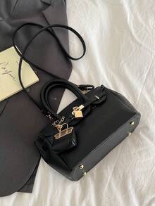 Platinum Chic Handbag, Lightweight Luxury Minimalist Versatile Shoulder Bag, Large Capacity Unique Crossbody Bag - [With Small Pouch] - Multicolor - View 9