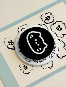 黑白猫头 MagSafe 强磁吸支架，手机垫，强磁吸附，可伸缩，韩式风格。 - 彩色 - 查看 2