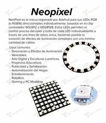 Anillo circular Neopixel de  Cjmcu 12 bits Ws2812 5050 Rgb Led 5v Calidad premium - 1 - Ver 3