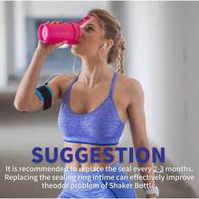 9PCS Shaker Bottle Gasket  Strada Shaker Cup Stainless Steel Bottle Wire Whisk Bottle Gasket Compatible With Strada Protein Shaker BottleFlip Lid - ban đầu - Xem 7