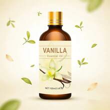 100ml/30ml/10ml Vanilla Essential Oil, Moisturizing Vanilla Facial Oil, Smooth Skin Fragrance Skin Care Oil, Pure Plant Extract Essential Oil - Vanilla Scent - View 8