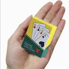 2026 Nuevas Miniaturas de Cartas de Póker Lindas, Cartas de Juego Interesantes y Diminutas, Cartas de Póker de Bolsillo para Viajes, Cartas de Juegos de Mesa - Multicolor - Ver 8