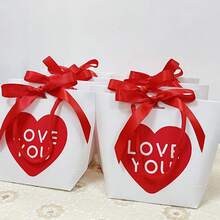 1 túi quà tặng ngày Valentine, túi đựng quà cưới, túi quà tặng ngày Valentine - Nhiều màu - Xem 5