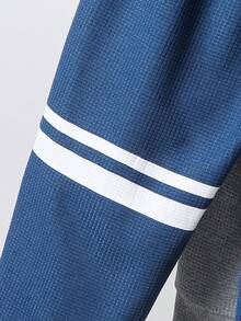 4条装儿童男童休闲抽绳裤，轻便日常裤，适合4-12岁儿童，春夏款 - 彩色 - 查看 7