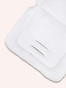 1件装婴儿推车透气座垫，亲肤新生儿汽车安全座椅垫，适用于推车/汽车安全座椅，柔软防汗可水洗，大尺寸脊椎保护垫，妈妈和宝宝出行舒适必备 - 灰色 - 查看 10