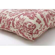 Paisley Cojín de Asiento para Silla para Interiores y Exteriores, Resistente a la Intemperie, a la decoloración y a la Intemperie, 19 x 19 Pulgadas, Color Rojo y café Fairhaven,37543272 - Multicolor - Ver 2