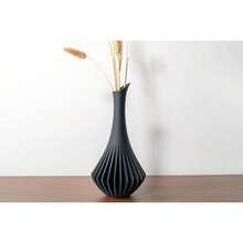 TendenciaFlorero Escultura Minimalista Moderno Acabados Mate 23 CmCalidad premium - Negro - Ver 4