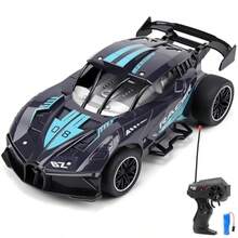 Coche Control Remoto4WD Carro Control Remoto para Niño 2.4GHz Carro Todoterreno Recargable Alta Velocidad 360°Rotación Juguete de Carrito Chocones Deriva Metálica Regalo para Niño y Niña de 3-18 Años - como en la foto - Ver 1