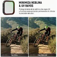 CPL Filtro Compatible con Insta360 Ace Pro Insta 360 Ace Pro 2, Action CAM Objetivo Accesorios NO Compatible con Versión Actualizada del Protector Lente Octogonal Redondo Rediseñado, FL-C19,37542912 - Naranja Quemada - Ver 6