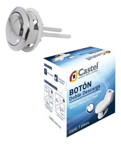 Botón de Doble Descarga  Wc Zeus/venus Cr Castel Original Azume Calidad Premium