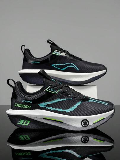 Men's Running Shoes, Featuring Carbon Plate Technology, Cushioned & Soft Outsole, Breathable Fabric Upper, Unisex Casual Sports Shoes Suitable For Gym Workout, Outdoor Running, Hiking, Daily Casual, Marathon, Road Jogging