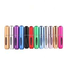 5ml Perfume Atomizer Portable Liquid Container For Cosmetics Traveling Mini Aluminum Spray Alcochol Empty Refillable Bottle - 5毫升霧面金 - 查看 4