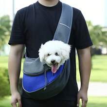 Breathable Dog Carrier Backpack, Portable Travel Pet Shoulder Bag Suitable For Small To Medium Pets, Also Can Be Used For Cats - Multicolor - View 7