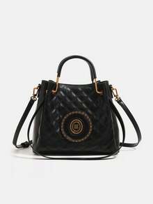 Luxury High Capacity Elegant Ladies Handbag, 2026 New Niche Design Fashion Bucket Bag, High-Quality Quilted Stitching Versatile Commuter Shoulder Bag - Multicolor - View 15