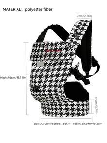 Adjustable Baby Carrier With Rotary Knob, Front & Back Carry, Lightweight & Breathable, Hands-Free, Suitable For All Seasons