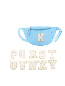 儿童腰包，春夏新款简约百搭腰包，男女童休闲运动胸包，DIY贴纸包，迷你胸包，可爱收纳包，女孩钱包，旅行包，斜挎包 - 彩色 - 查看 5