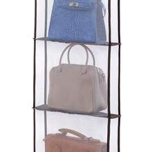 Gray Slim 5-tier Bag Storage