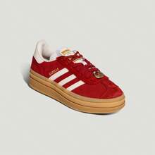 Adidas GAZELLE BOLD W Collaboration Model "T-Toe Sneaker" New Year Classic Thick Sole Sports Skateboard Shoes - Red - View 6