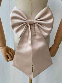 新娘可拆卸缎面蝴蝶结，适用于女士婚纱、舞裙等，多种颜色可选 - 彩色 - 查看 10