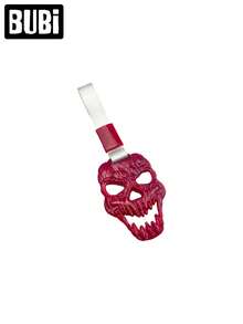 Devil Skull Car Bumper Warning Grab Handles Ring Universal Front Rear Seat Handle Strap Accessories