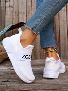 ZOSIVC Women Casual Shoes - White - View 7