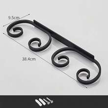 Soporte creativo de pared para copas de vino para 2/4/6 copas, estante de almacenamiento de copas de aleación de aluminio, soporte para copas de vino para bar en casa - B - Ver 11